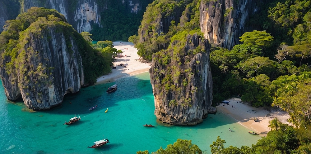 Kletterer in Railay